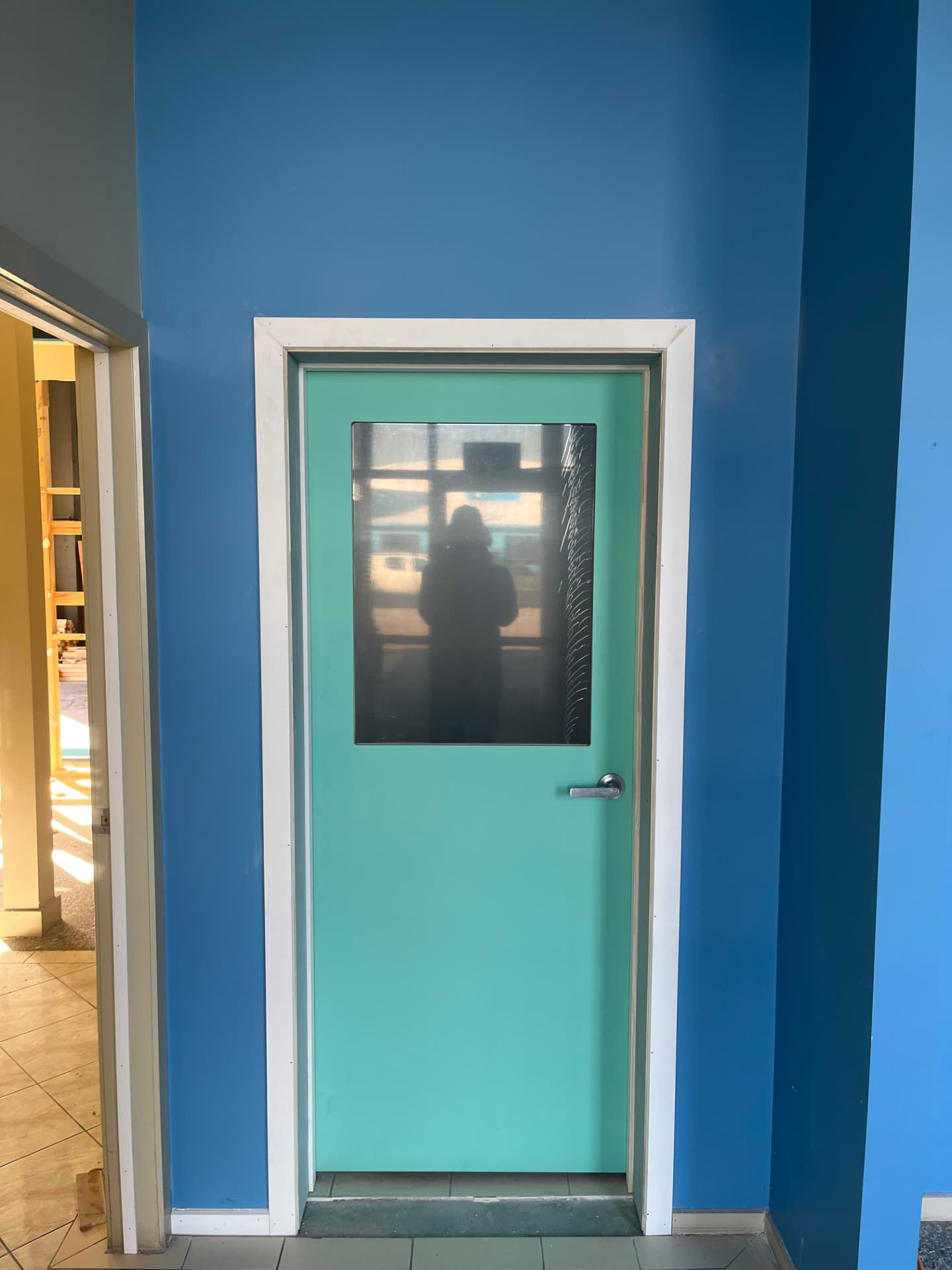 Finished doorway and wall detail